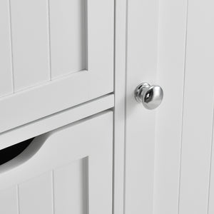 Szafka łazienkowa Locust 81x55x30 cm biała en.casa