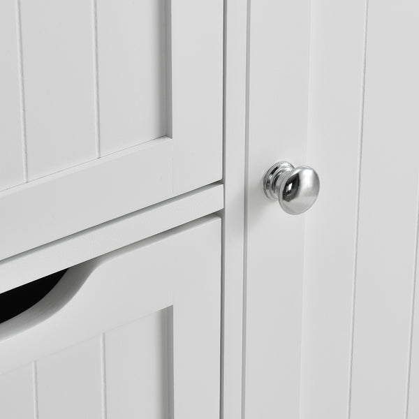 Szafka łazienkowa Locust 81x55x30 cm biała en.casa