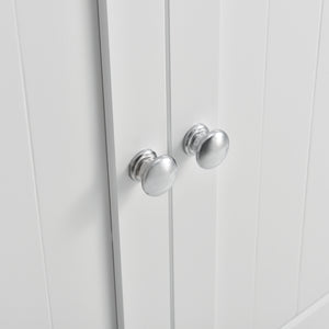 Szafka pod umywalkę biała 60x60x30cm en.casa