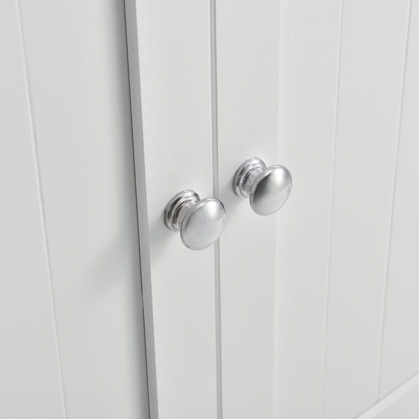 Szafka pod umywalkę biała 60x60x30cm en.casa