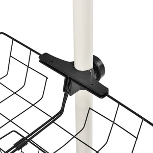 Wieszak teleskopowy Kemi z 3 szynami na ubrania [en.casa]