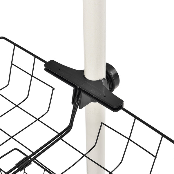 Wieszak teleskopowy Kemi z 3 szynami na ubrania [en.casa]