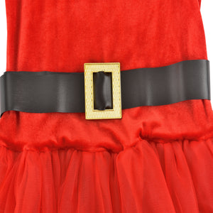 Świąteczny kostium na imprezę Ojciec Gwiazdka dla kobiet en.casa