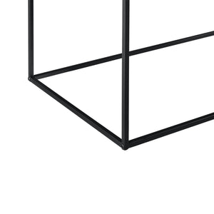 Konsola metalowa czarna w różnych rozmiarach rozmiary [en.casa]