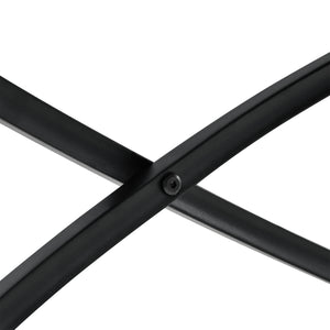 Stolik kawowy Dunedin Ø 79 cm kolory drewna/czarny en.casa