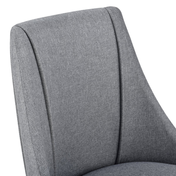 Krzesło do jadalni Danzig zestaw 2 kolorów ciemnoszary/drewno en.casa