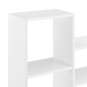 Półka ścienna Lillesand z 5 półkami 101x18x60 cm biała [en.casa]