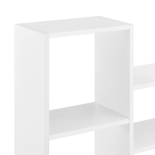 Półka ścienna Lillesand z 5 półkami 101x18x60 cm biała [en.casa]