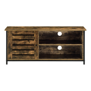 Stolik RTV Engerdal 49x110x30cm z szafką i 2 półkami [en.casa]