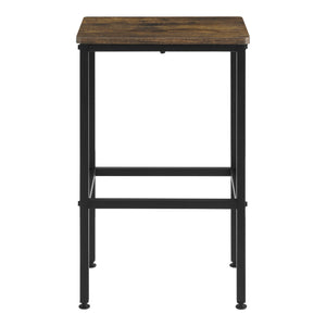 Stołek barowy Örebro zestaw 2 sztuk ciemne drewno en.casa