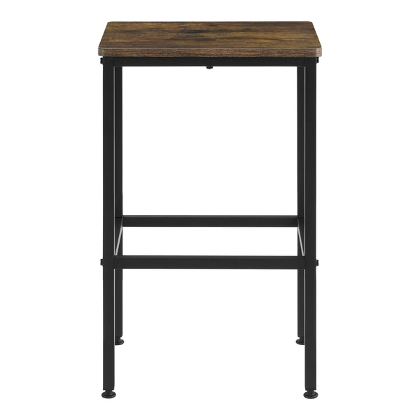 Stołek barowy Örebro zestaw 2 sztuk ciemne drewno en.casa