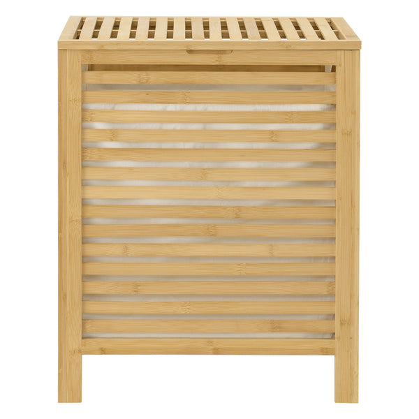 Bambusowy kosz na pranie Skövde [en.casa]