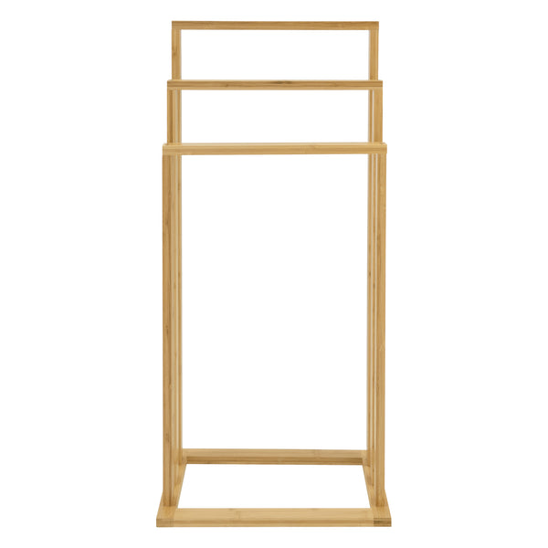 Uchwyt na ręczniki z bambusa Rana 40x24x82 cm [en.casa]