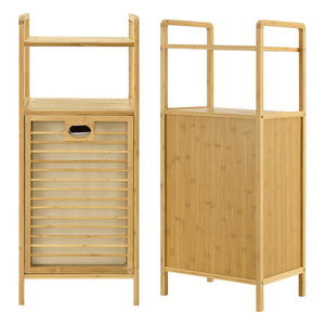 Bambusowy stojak na pranie Rendalen 40x30x95 cm [en.casa]