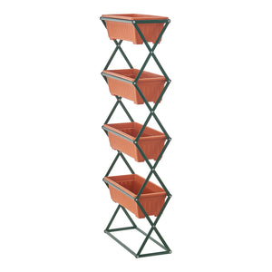 Łóżko pionowe Veenendaal 51x21x125 cm 4-poziomowe [en.casa]