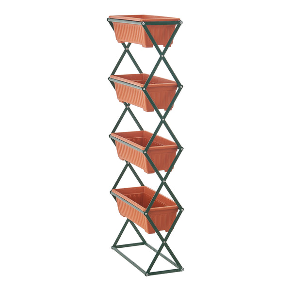 Łóżko pionowe Veenendaal 51x21x125 cm 4-poziomowe [en.casa]