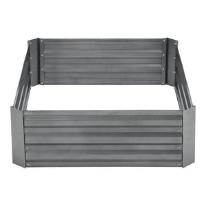 Grządka Roermond 120x90x30cm Stal Antracyt [en.casa]