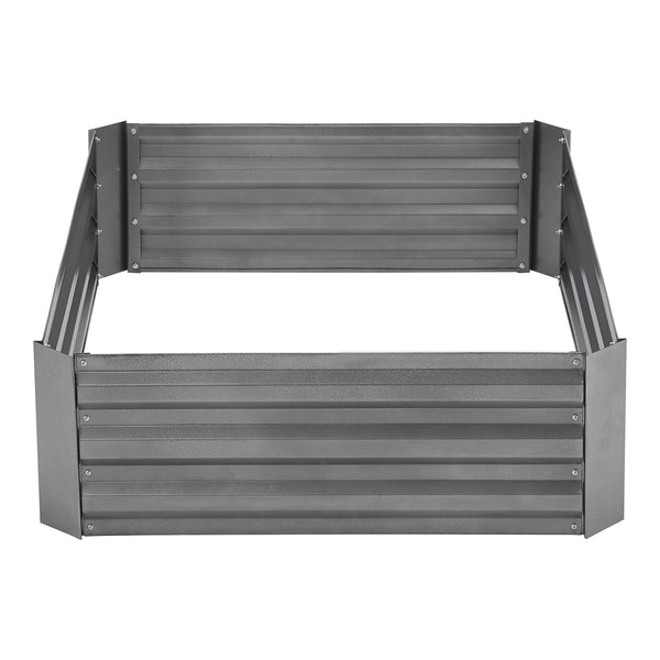 Grządka Roermond 120x90x30cm Stal Antracyt [en.casa]
