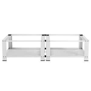 Cokół pralki 2-krotny Cremlingen 150 kg Biały [en.casa]