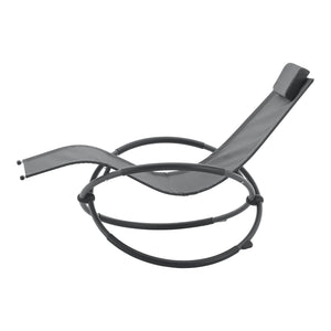 Leżak bujany Pulsano 150 kg ciemnoszary [en.casa]