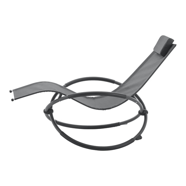 Leżak bujany Pulsano 150 kg ciemnoszary [en.casa]