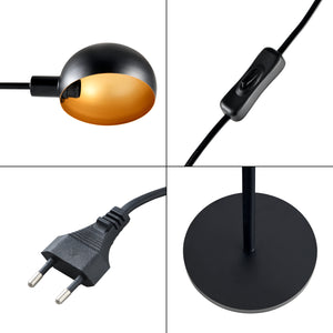 Lampa stojąca Bolton czarna [lux.pro]