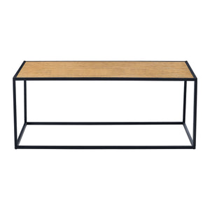 Stolik kawowy Vännäs 100 x 50 x 40 cm w wyglądzie drewna [en.casa]