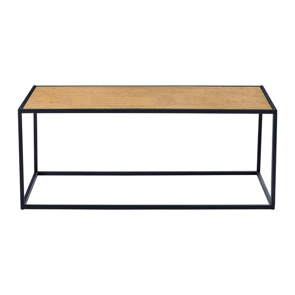 Stolik kawowy Vännäs 100 x 50 x 40 cm w wyglądzie drewna [en.casa]