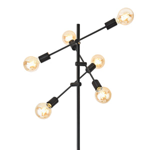 Lampa podłogowa Craigavon 154cm x 28cm czarna [lux.pro]