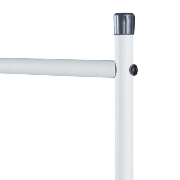 Wieszak na ubrania Haderup 137 x 100 x 45 cm biały [en.casa]