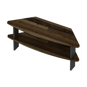 Szafka pod TV Fredensborg 45x116x40 cm stare drewno / antracyt [en.casa]