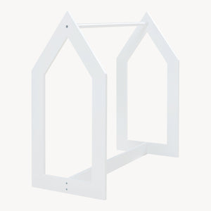 Wieszak na płaszcze Værløse 78x75x35cm Biały [en.casa]