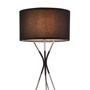 Lampa podłogowa Athlone srebrny/czarny [lux.pro]