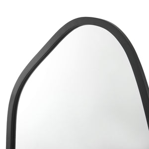 Lustro ścienne Grottole czarne, matowe 62x50cm [en.casa]