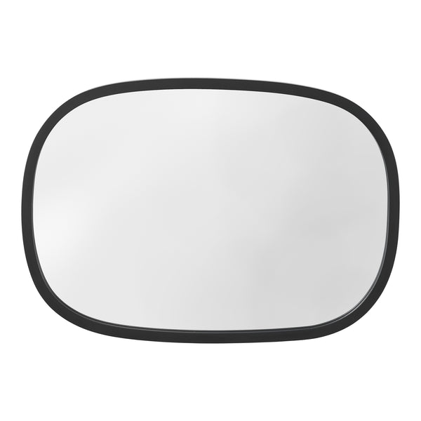 Lustro ścienne Copertino 70x50 cm czarne, matowe [en.casa]