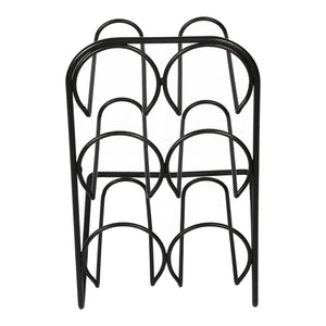 Stojak na wino Bergnicourt na 6 butelek [en.casa]