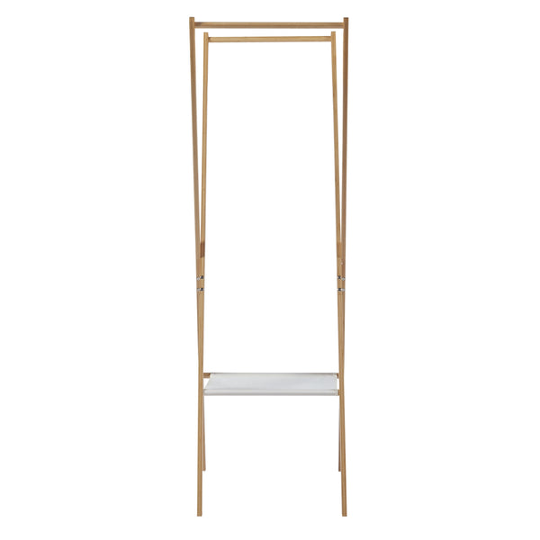 Składany wieszak na ubrania Iisalmi bamboo [en.casa]