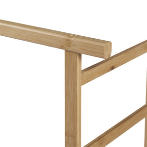 Ilmajok bambusowy wieszak na ubrania na kółkach [en.casa]