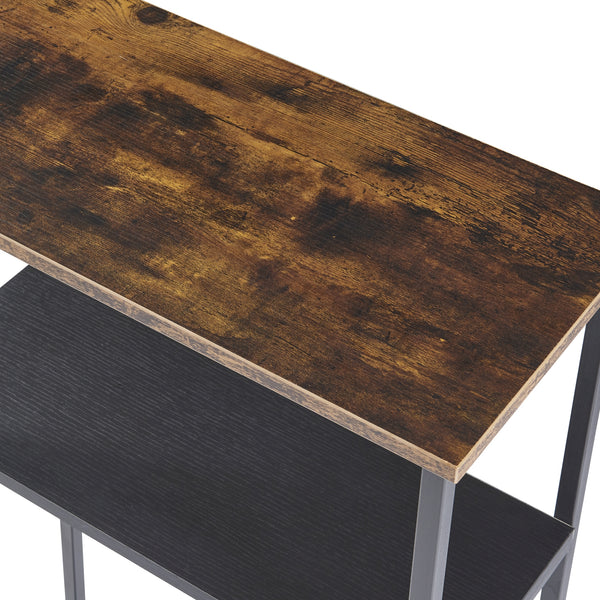 Stojak na drewno opałowe Turku z półkami 60x30x112cm [en.casa]