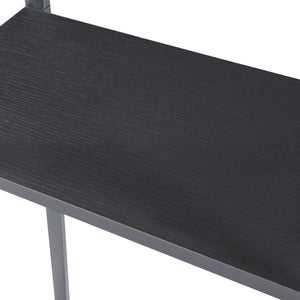 Ulvila stojak na drewno opałowe z półką 45x30x170cm [en.casa]