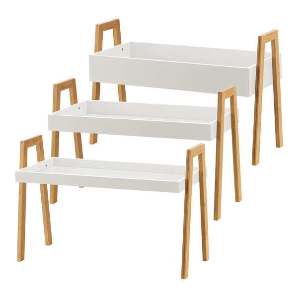 Hitra 3-częściowy regał bambusowy [en.casa]