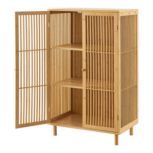 Bambusowa szafka boczna Grong [en.casa]