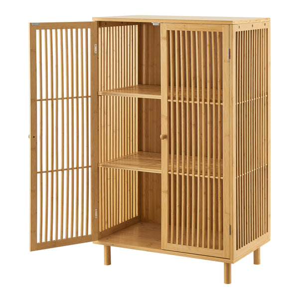 Bambusowa szafka boczna Grong [en.casa]