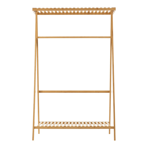 Wieszak na płaszcze Horten bambus [en.casa]