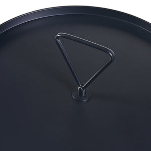 Stolik boczny Odal metal czarny [en.casa]