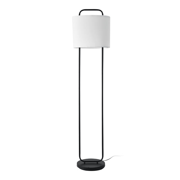 Lampa podłogowa Meløy czarny/biały [lux.pro]