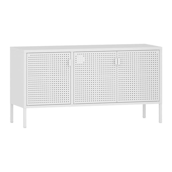 Szafka pod telewizor Castelli 114 x 40 x 60 cm stal [en.casa]