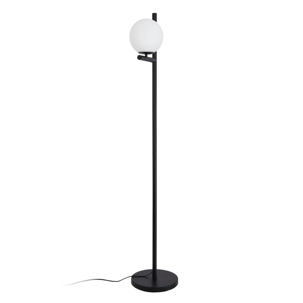 Lampa podłogowa Aberdaron czarny / biały [lux.pro]