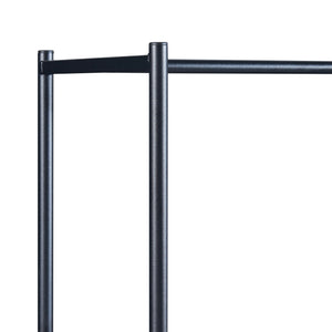 Wieszak na płaszcze Bø 150x100x34cm czarny [en.casa]