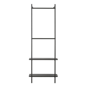 Wieszak ścienny Bremanger 162x60x26cm czarny [en.casa]